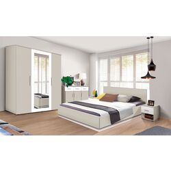 Шкаф Modern Francesca 180cm (Cashmere/White) Thumb