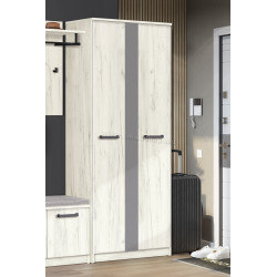 Dulap Modern Karolina 70cm (Craft Oak White/Slate Gray)