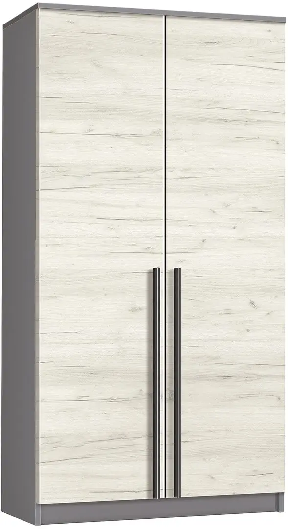 Dulap Modern Kenon 100cm (Slate Gray/Craft Oak White)