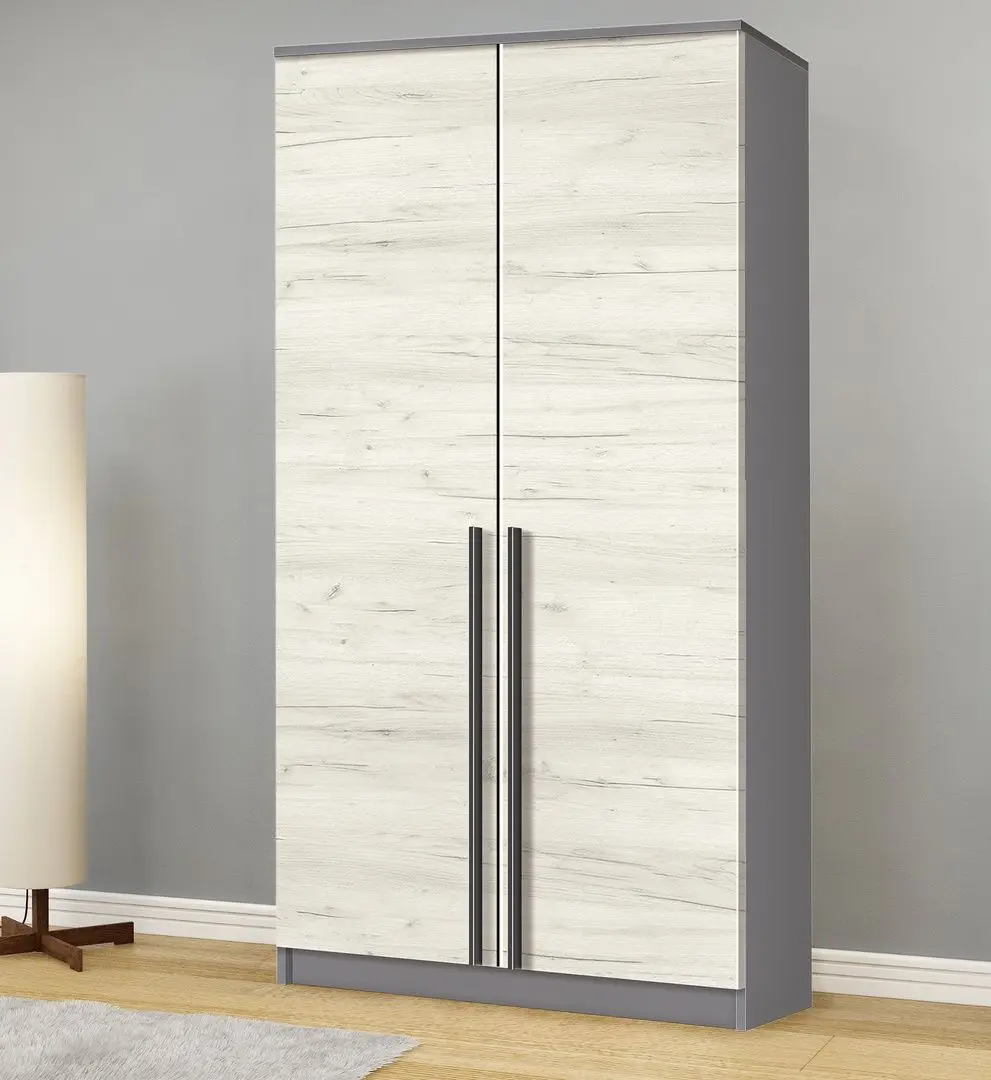 Dulap Modern Kenon 100cm (Slate Gray/Craft Oak White)