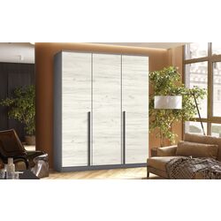 Dulap Modern Kenon 150cm (Slate Gray/Craft Oak White)