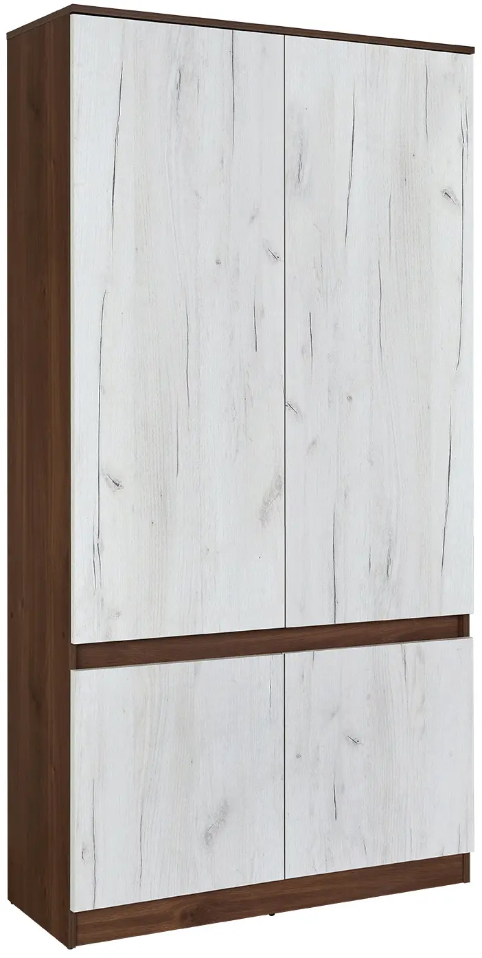 Шкаф Modern Komfi 100cm (Brandy Castello Oak/Craft Oak White)