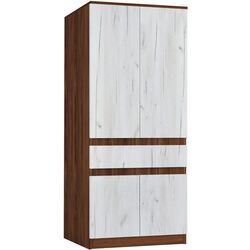 Dulap Modern Komfi 80cm (Brandy Castello Oak/Craft Oak White) Thumb