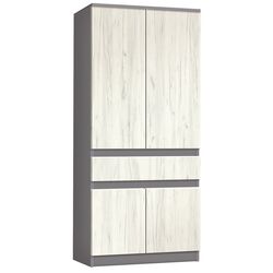 Шкаф Modern Komfi 80cm (Slate Gray/Craft Oak White) Thumb