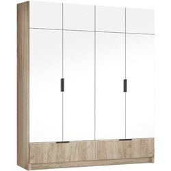 Шкаф Modern Komfort 180cm (Craft Oak Gray/White) Thumb