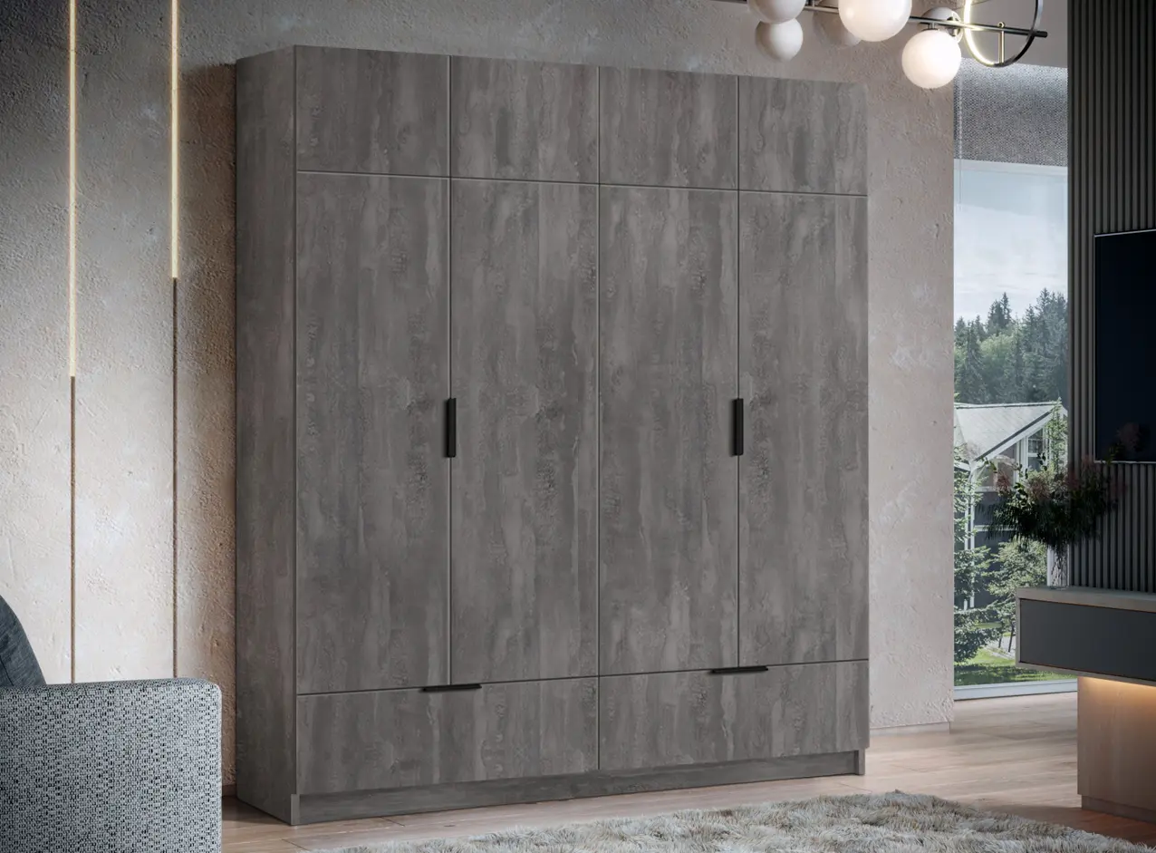 Dulap Modern Komfort 180cm (Iron Stone)