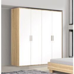 Dulap Modern Tennessee 160cm (Sonoma Oak/White)