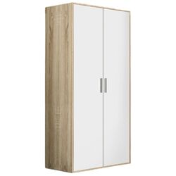 Dulap Modern Tennessee 2 sectiuni 80cm (Sonoma Oak/White) Thumb