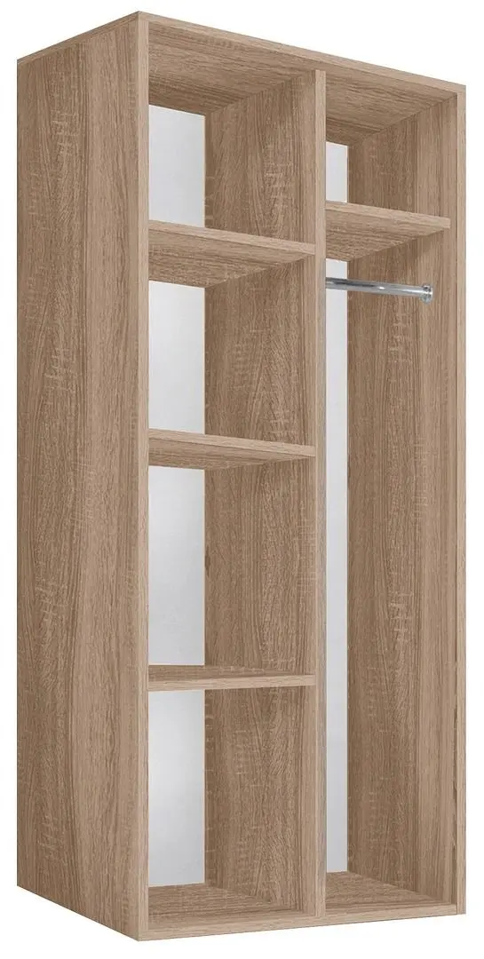 Dulap Modern Tennessee 2 sectiuni 85cm (Vintage Oak) - 2