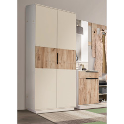 Dulap Modern Visit New 90cm (Cashmere/Craft Oak Gray)