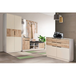 Шкаф Modern Visit New 90cm (Cashmere/Craft Oak Gray) Thumb