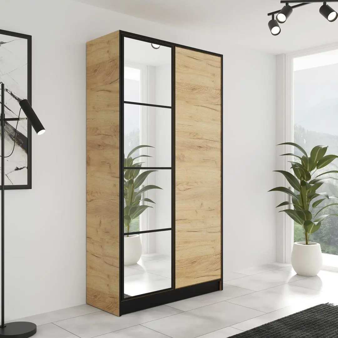 Dulap Prime Furniture Eden 1 SZ2DE 104.8 (Craft Oak Golden)