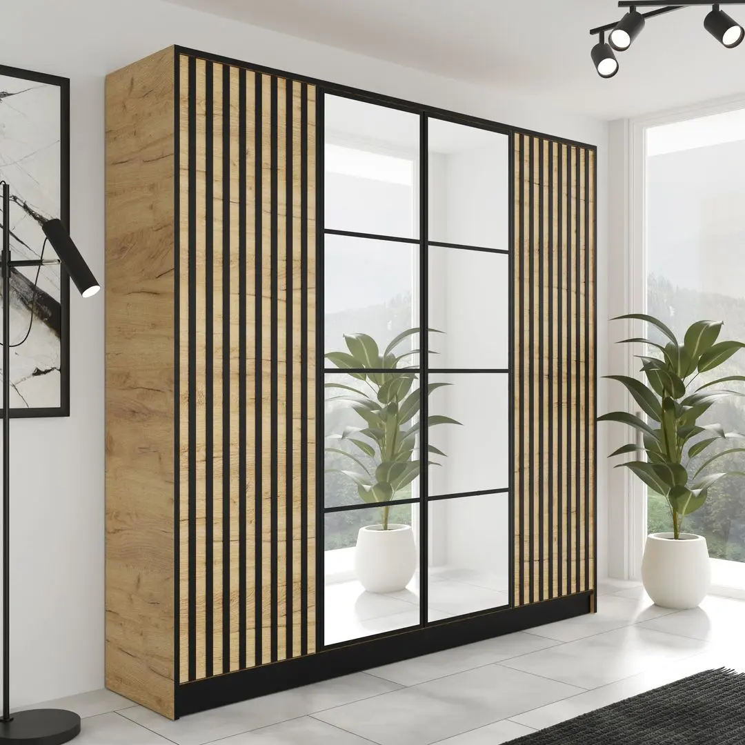 Шкаф Prime Furniture Eden 3 SZ4DE 206.4 (Craft Oak Golden)