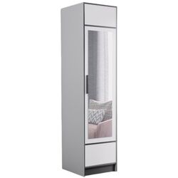 Dulap Prime Furniture Roj 1D 53 (White/Black) Thumb