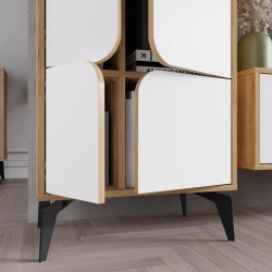 Шкаф Showdeko Spark (Oak/White) Thumb