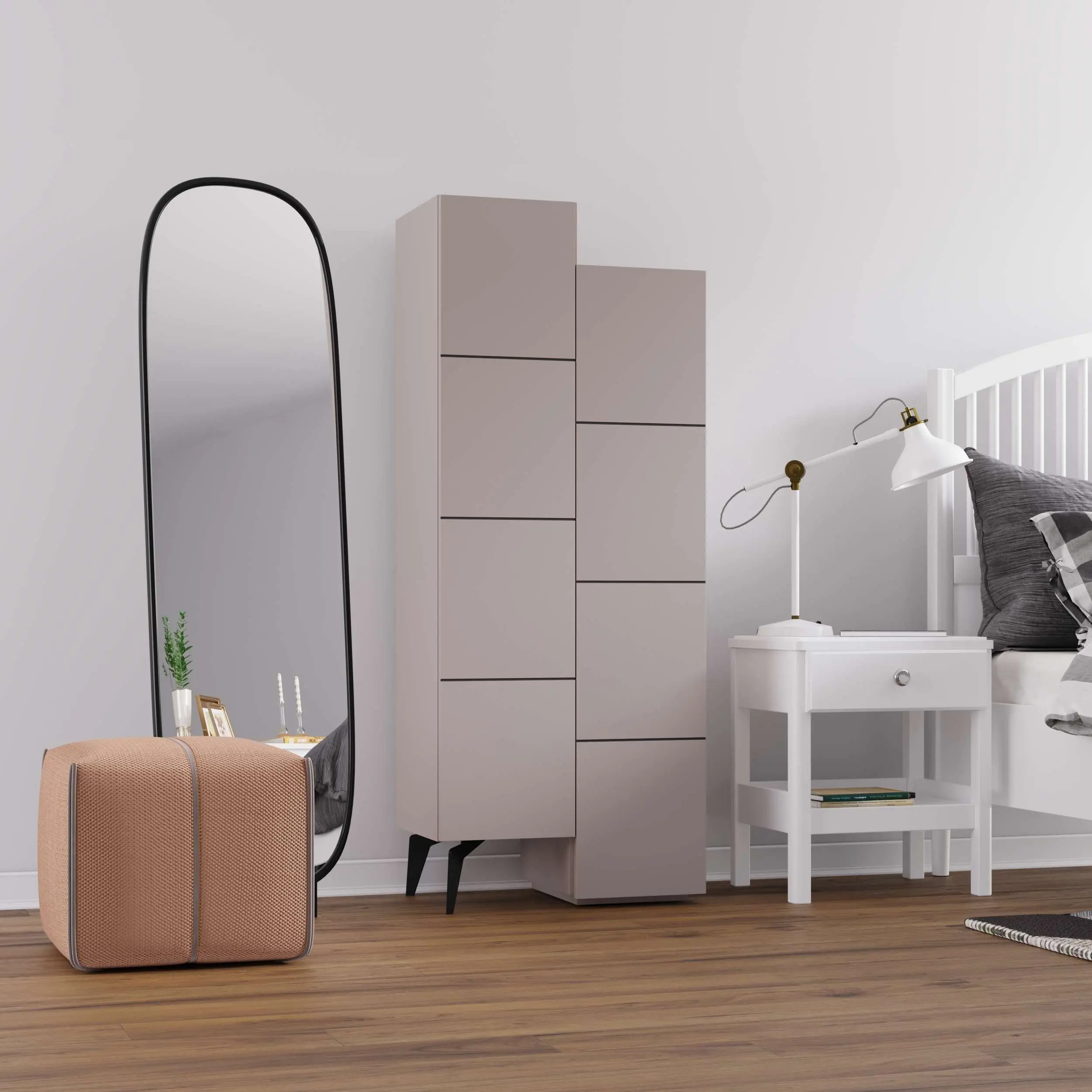 Dulap Showdeko Stair (Light Mocha) - 2