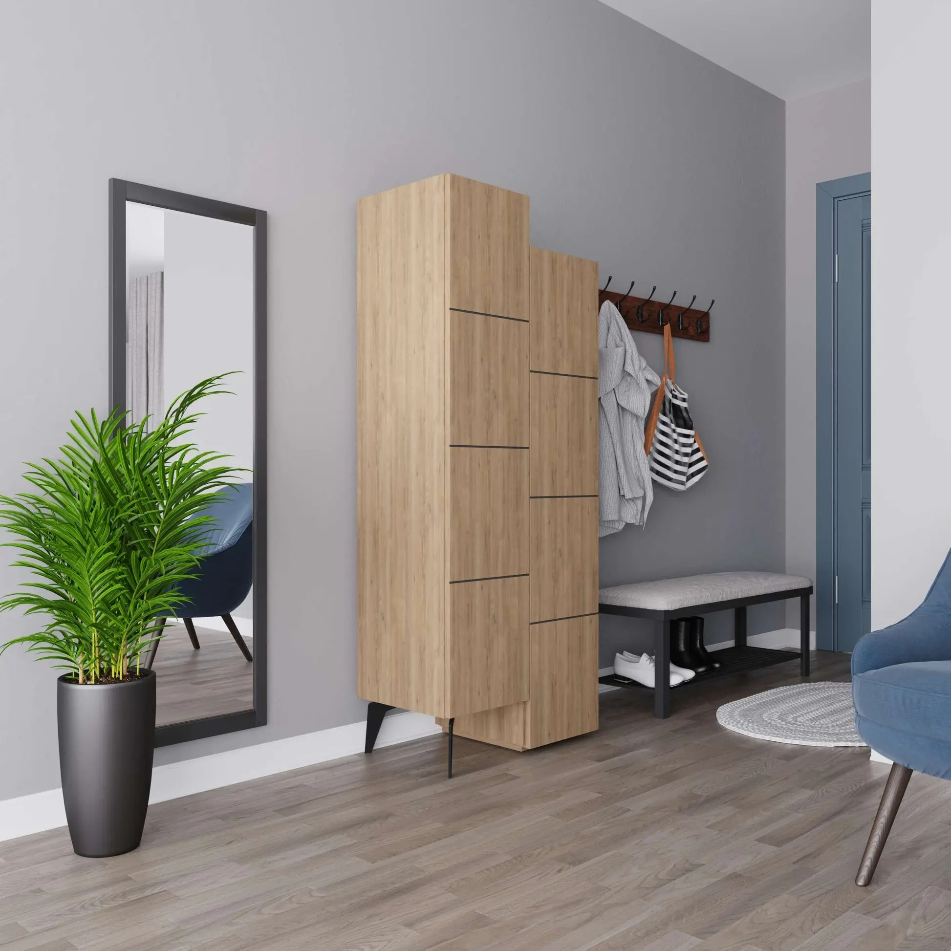Dulap Showdeko Stair (Oak) - 5