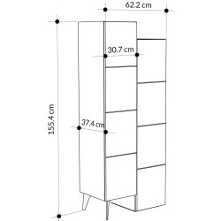 Dulap Showdeko Stair (Oak) Thumb