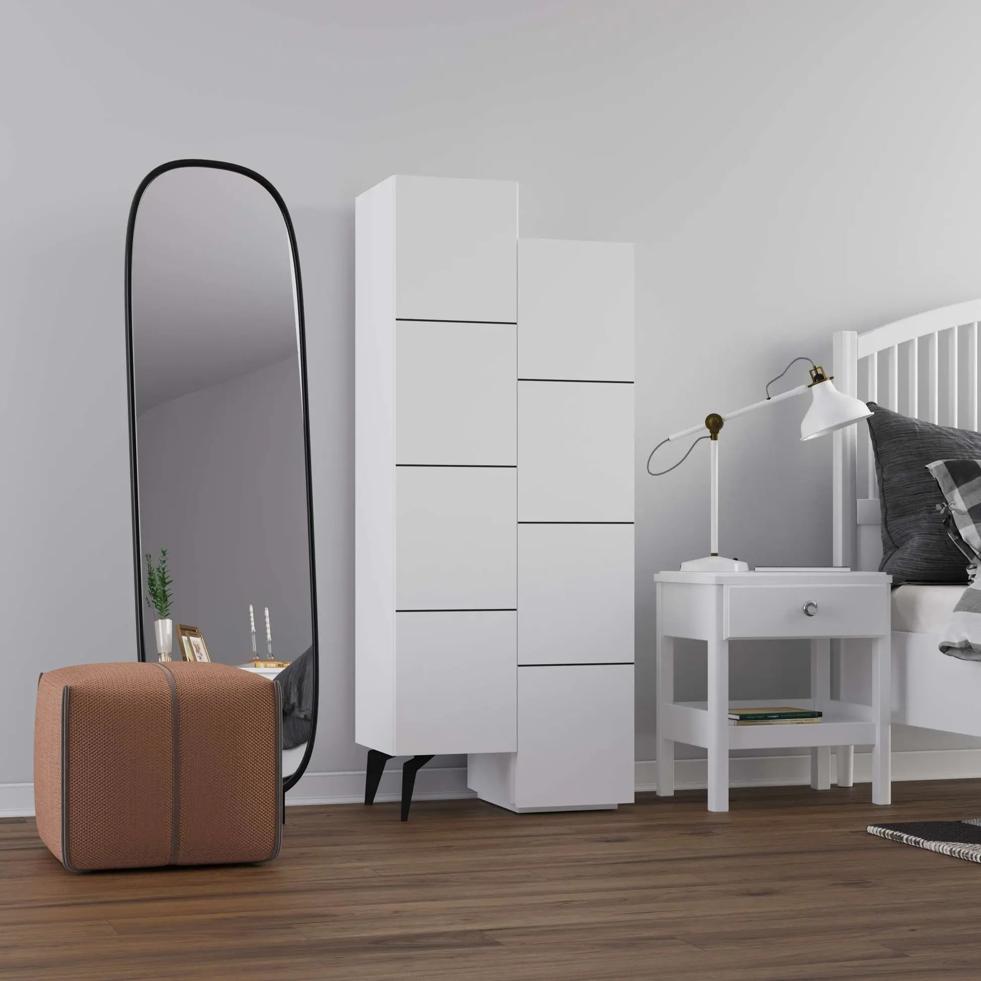 Dulap Showdeko Stair (White) - 2