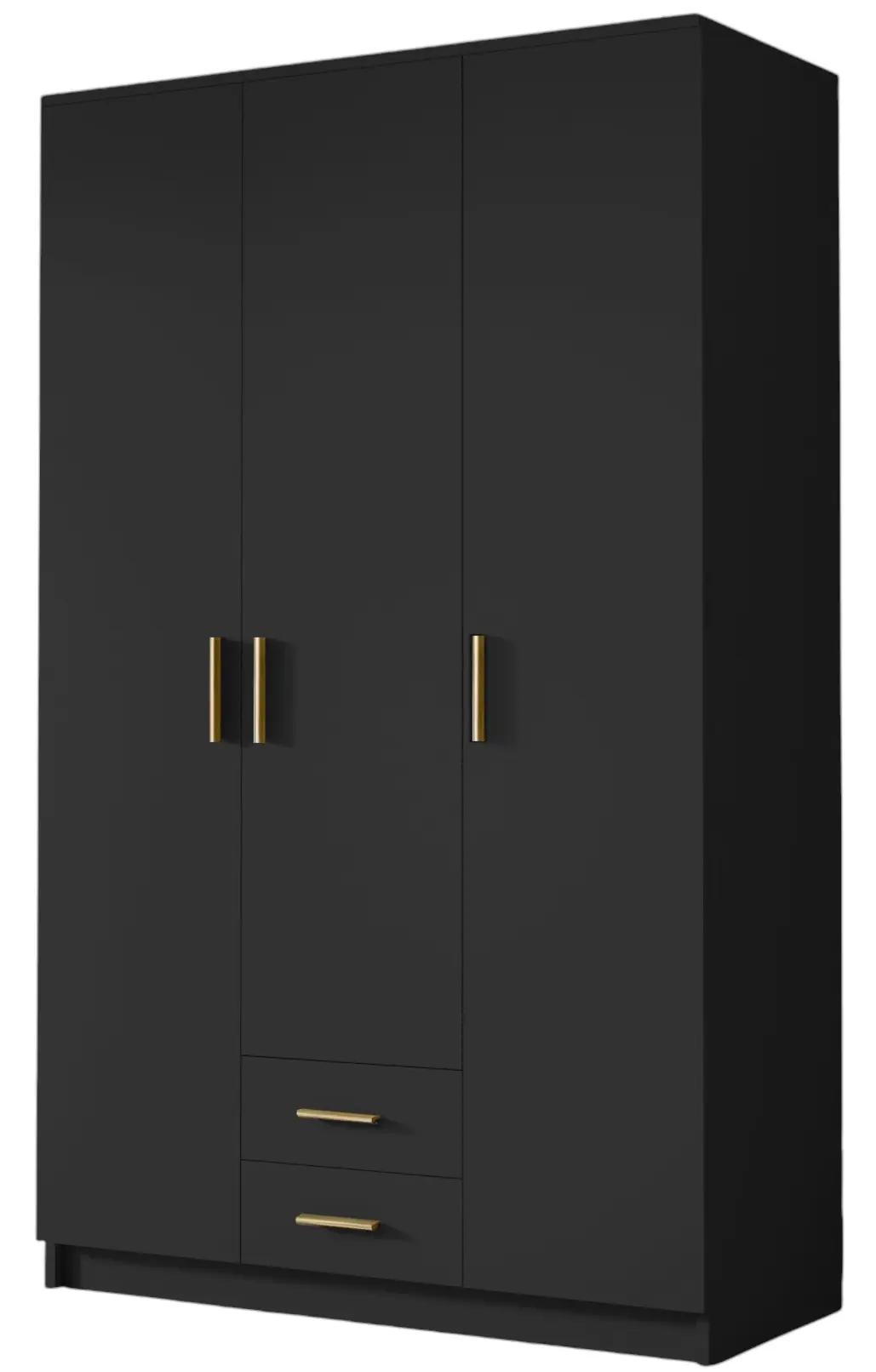 Шкаф Space Meble Adrianna I 120 (Black/Gold) - 2