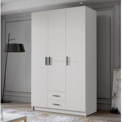 Dulap Space Meble Adrianna I 120 (White/Black)