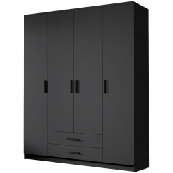 Dulap Space Meble Adrianna I 160 (Black) Thumb