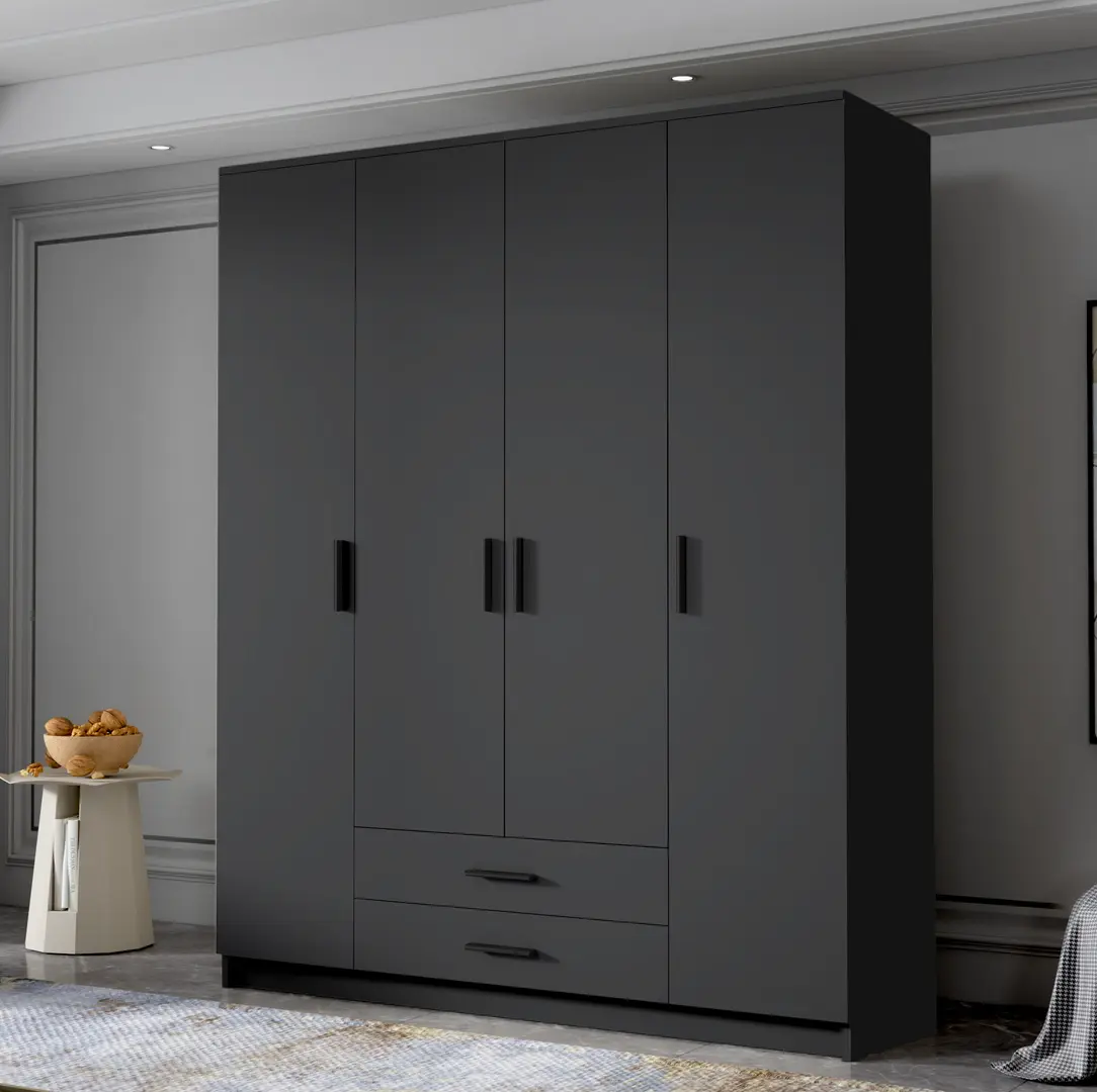 Dulap Space Meble Adrianna I 160 (Black)