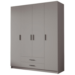 Dulap Space Meble Adrianna I 160 (Cashmere/Black) Thumb