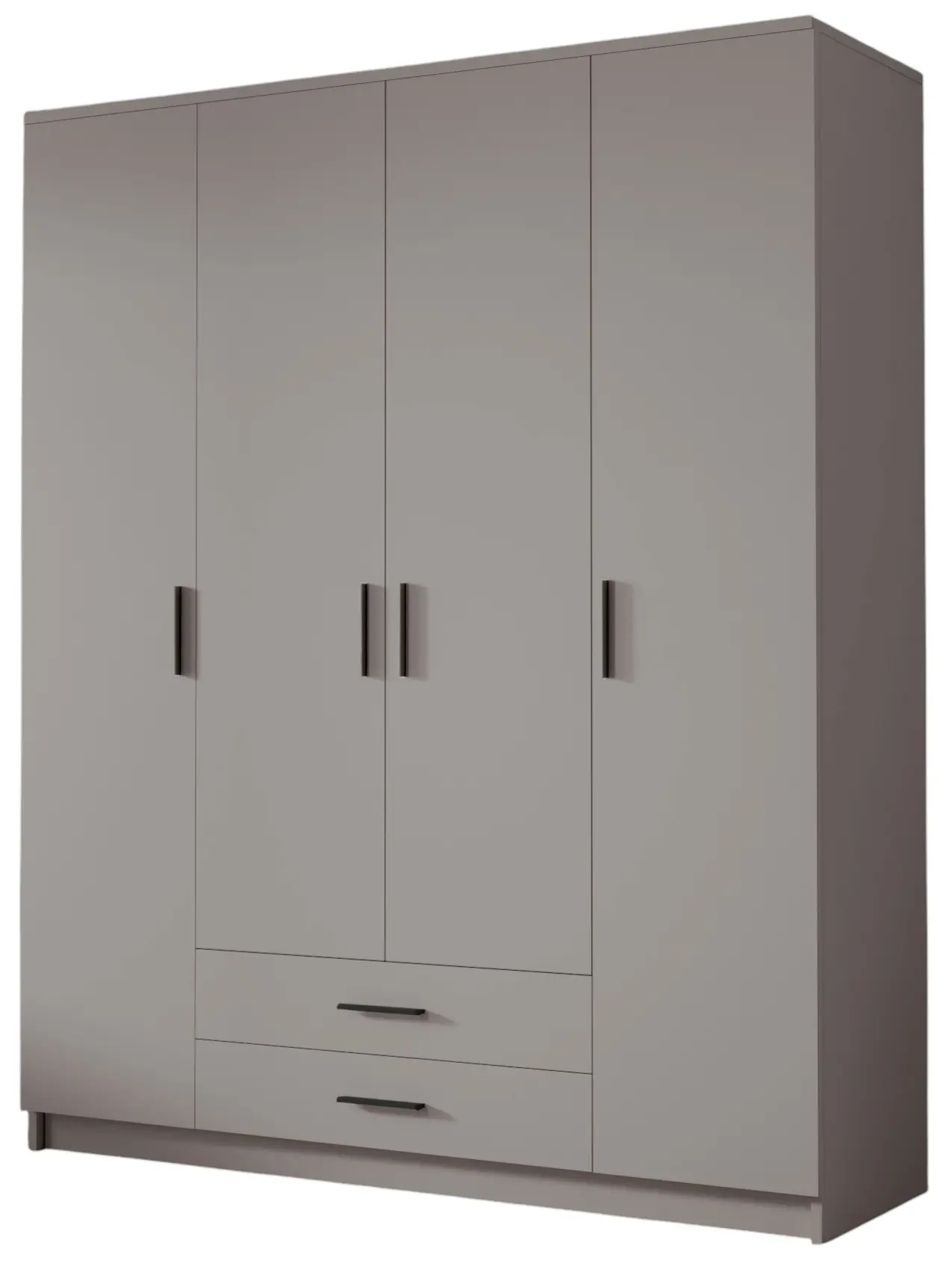 Dulap Space Meble Adrianna I 160 (Cashmere/Black) - 2