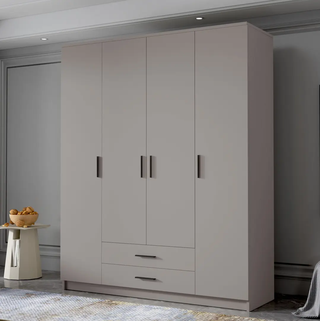 Dulap Space Meble Adrianna I 160 (Cashmere/Black)