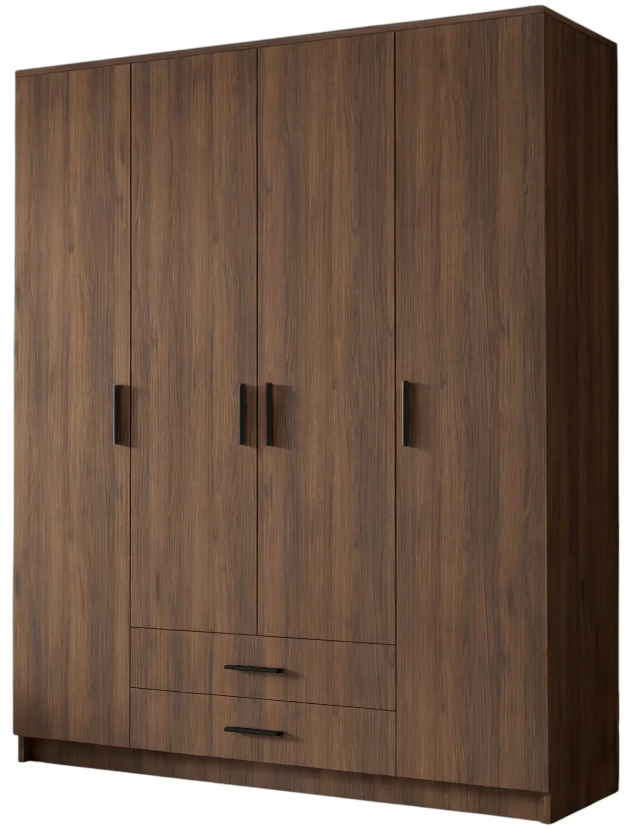 Dulap Space Meble Adrianna I 160 (Walnut/Black) - 2