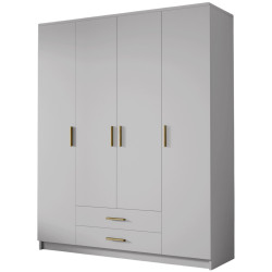 Dulap Space Meble Adrianna I 160 (White/Gold) Thumb