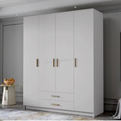 Dulap Space Meble Adrianna I 160 (White/Gold)