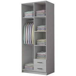 Шкаф Space Meble Adrianna I 80 (Cashmere/Black) Thumb