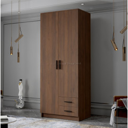 Dulap Space Meble Adrianna I 80 (Walnut/Black)
