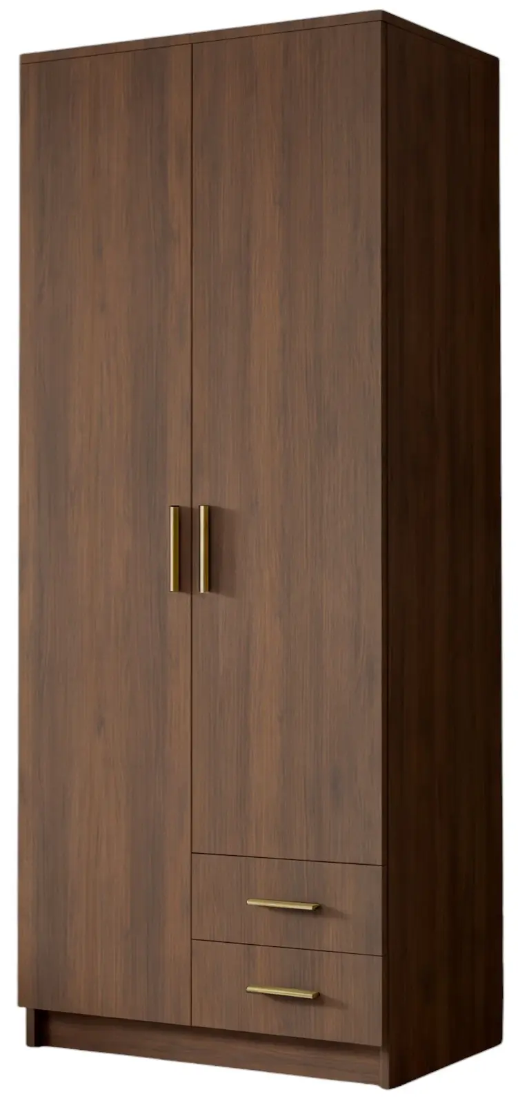 Dulap Space Meble Adrianna I 80 (Walnut/Gold) - 2