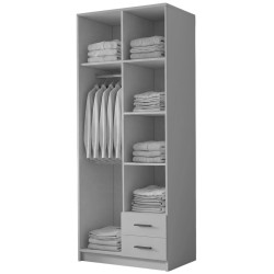 Шкаф Space Meble Adrianna I 80 (White/Black) Thumb