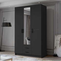 Dulap Space Meble Adrianna II 120 (Black)