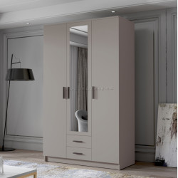 Dulap Space Meble Adrianna II 120 (Cashmere/Black)