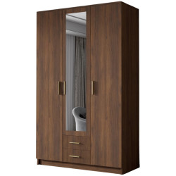 Dulap Space Meble Adrianna II 120 (Walnut/Gold) Thumb