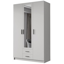Dulap Space Meble Adrianna II 120 (White/Black) Thumb