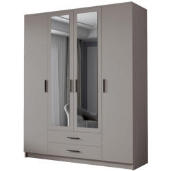 Dulap Space Meble Adrianna II 160 (Cashmere/Black) Thumb