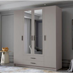 Dulap Space Meble Adrianna II 160 (Cashmere/Black)