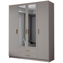 Dulap Space Meble Adrianna II 160 (Cashmere/Gold) Thumb