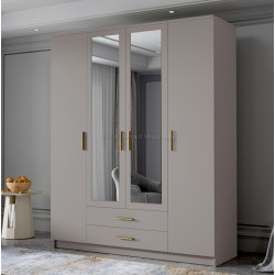 Dulap Space Meble Adrianna II 160 (Cashmere/Gold)