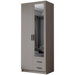 Dulap Space Meble Adrianna II 80 (Cashmere/Black) Thumb