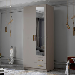 Dulap Space Meble Adrianna II 80 (Cashmere/Gold)