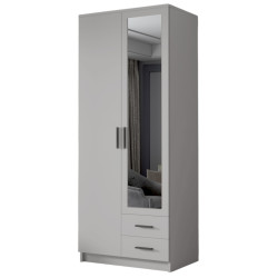 Dulap Space Meble Adrianna II 80 (White/Black) Thumb