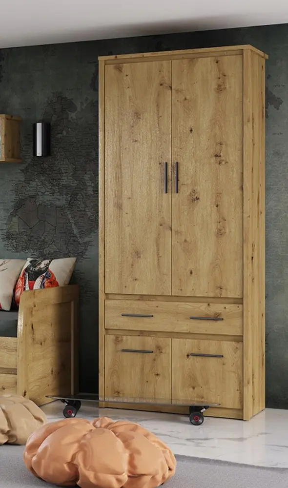 Dulap Tempo Kondela Airon 4D1S/40 (Artisan Oak)