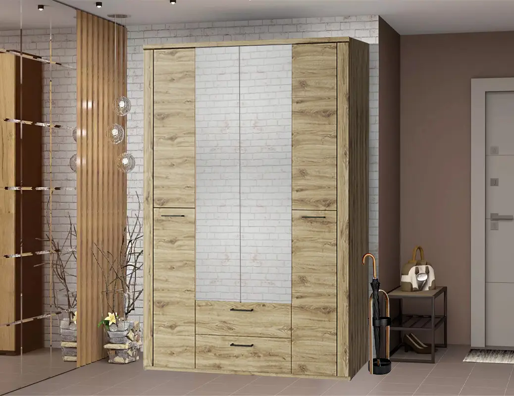 Шкаф Tempo Kondela Dorsi 4D2S (Navarre Oak)